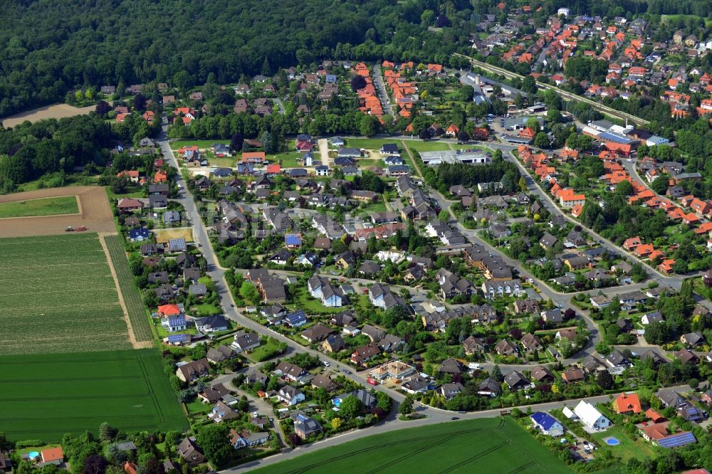 Bad Bevensen von oben - Stadtansicht von Bad Bevensen im Bundesland Niedersachsen