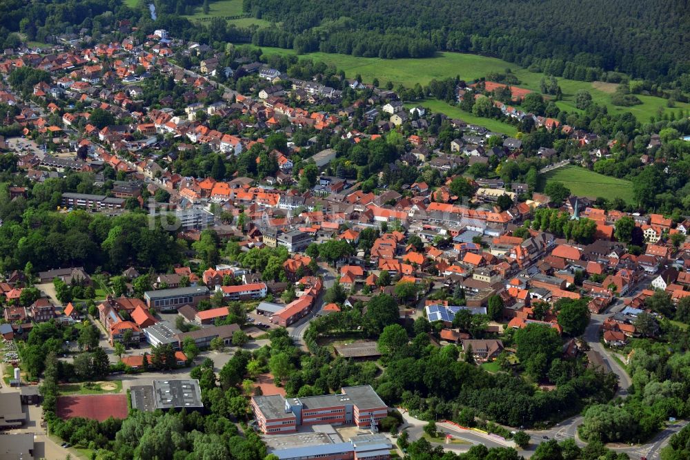 Bad Bevensen von oben - Stadtansicht von Bad Bevensen im Bundesland Niedersachsen