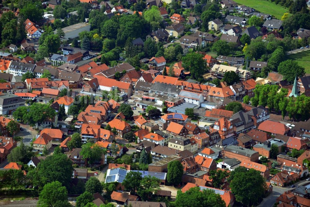 Bad Bevensen aus der Vogelperspektive: Stadtansicht von Bad Bevensen im Bundesland Niedersachsen