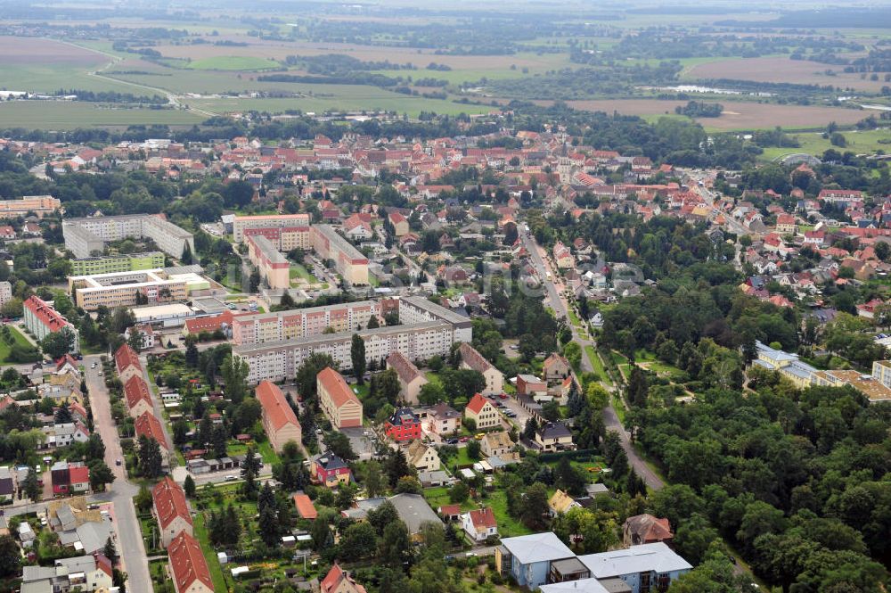 Bad Düben von oben - Stadtansicht Bad Düben