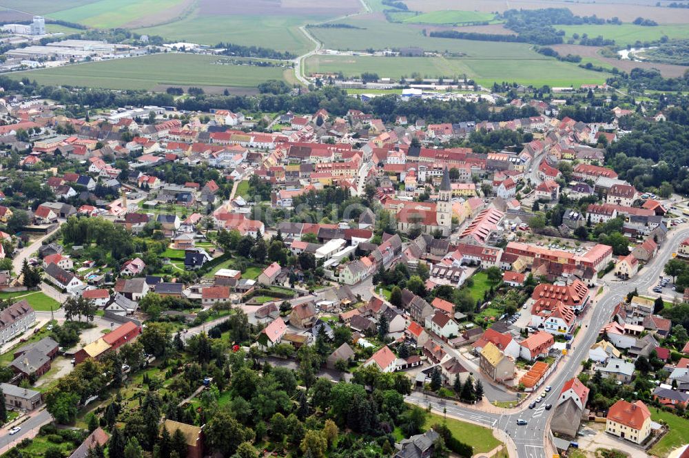 Luftbild Bad Düben - Stadtansicht Bad Düben