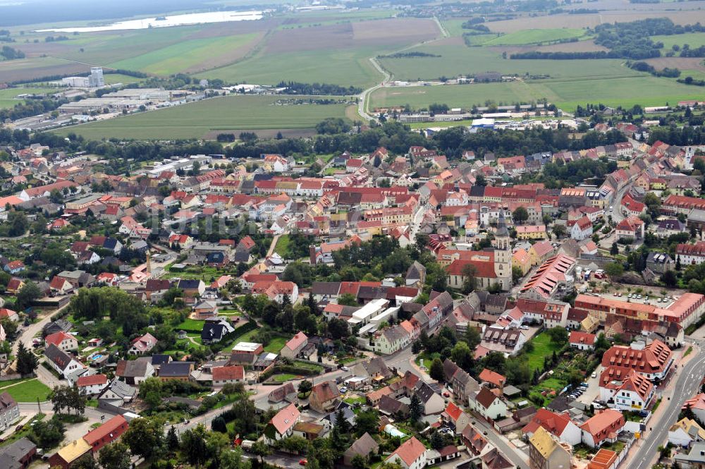 Luftaufnahme Bad Düben - Stadtansicht Bad Düben