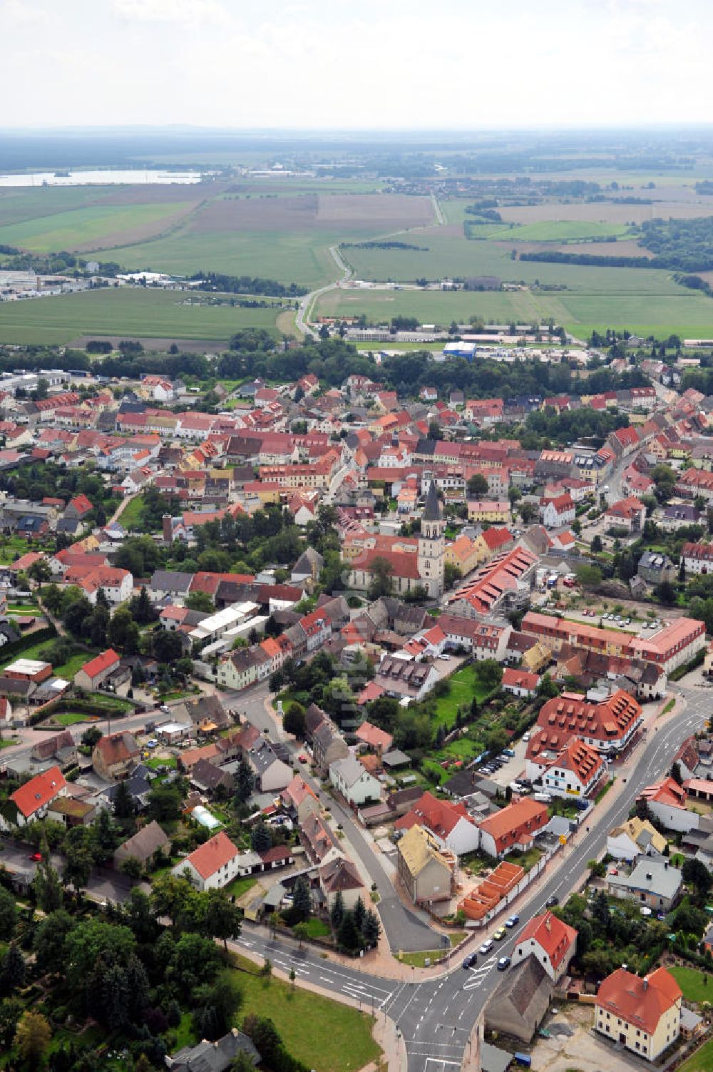 Bad Düben von oben - Stadtansicht Bad Düben