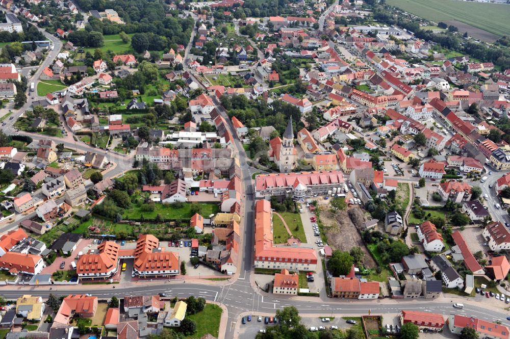 Bad Düben aus der Vogelperspektive: Stadtansicht Bad Düben