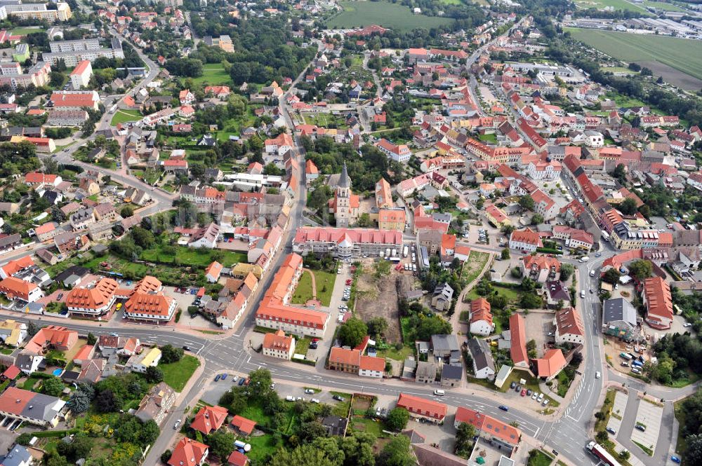 Luftbild Bad Düben - Stadtansicht Bad Düben