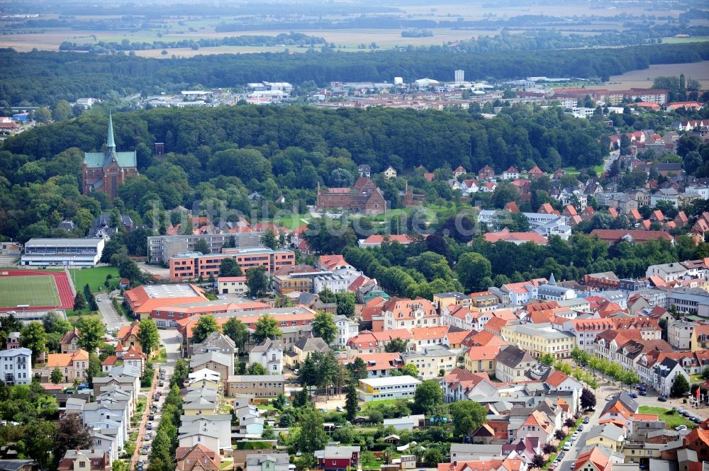 Bad Doberan aus der Vogelperspektive: Stadtansicht von Bad Doberan im Bundesland Mecklenburg-Vorpommern