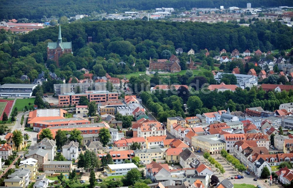 Luftbild Bad Doberan - Stadtansicht von Bad Doberan im Bundesland Mecklenburg-Vorpommern