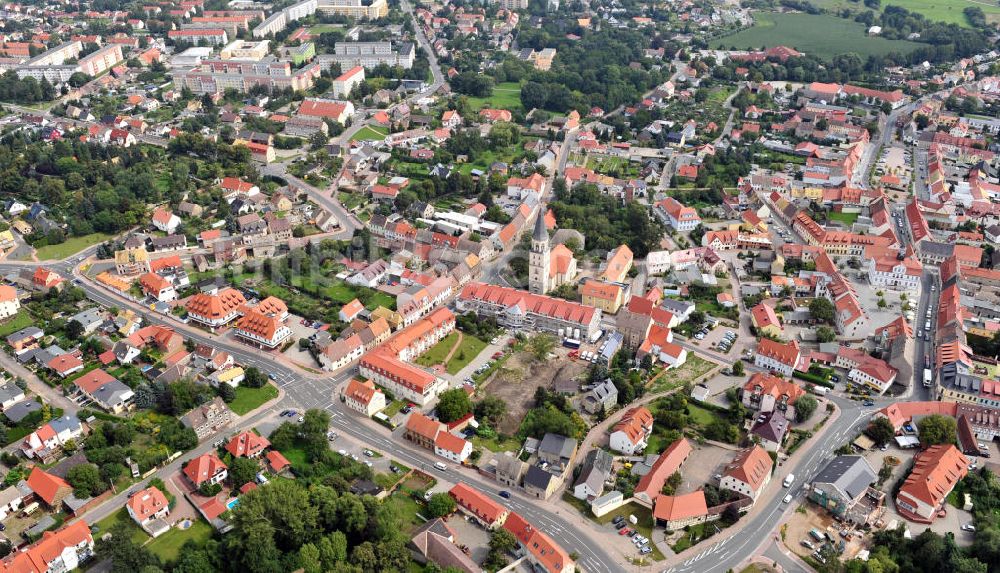 Bad Düben von oben - Stadtansicht Bad Düben