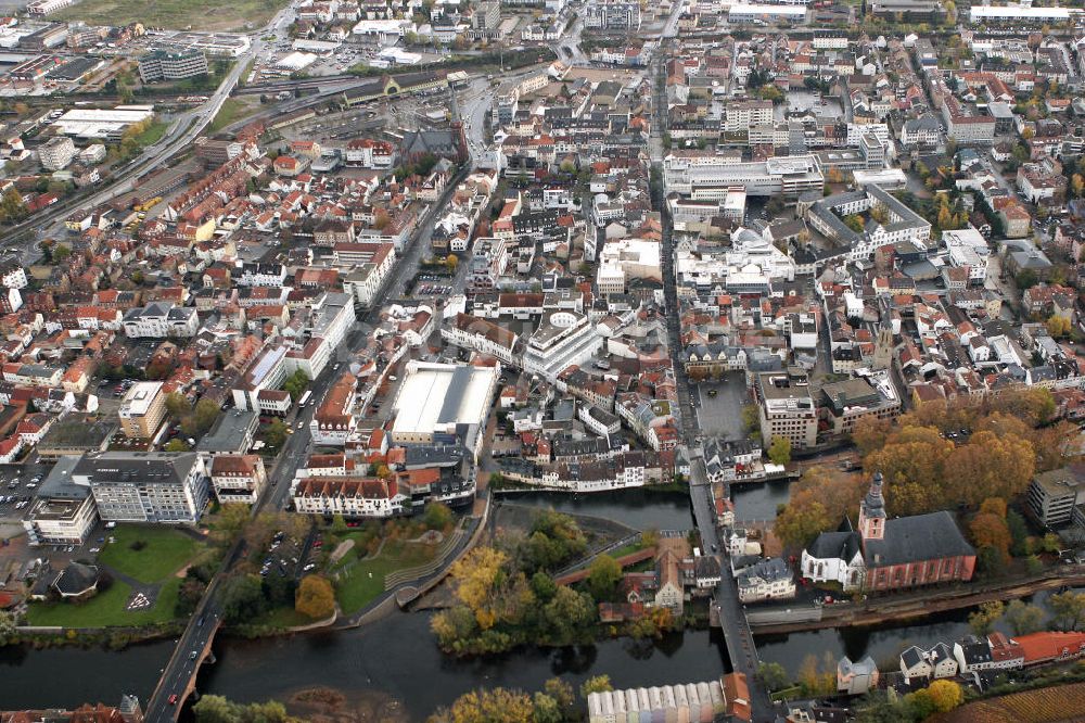 Bad Kreuznach aus der Vogelperspektive: Stadtansicht Bad Kreuznach