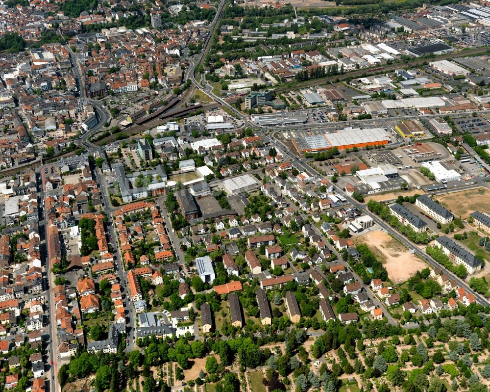 Luftbild Bad Kreuznach - Stadtansicht von Bad Kreuznach im Bundesland Rheinland-Pfalz