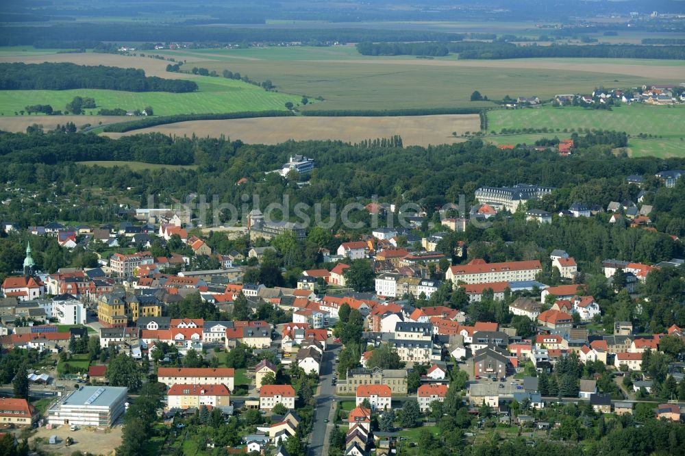 Bad Lausick von oben - Stadtansicht von Bad Lausick im Bundesland Sachsen