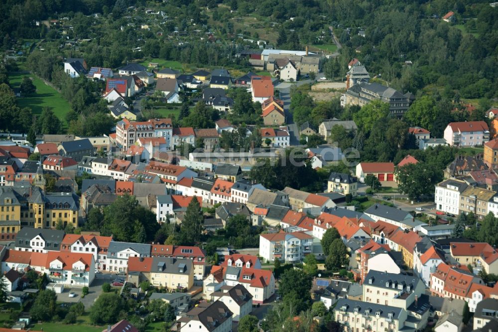 Luftaufnahme Bad Lausick - Stadtansicht von Bad Lausick im Bundesland Sachsen