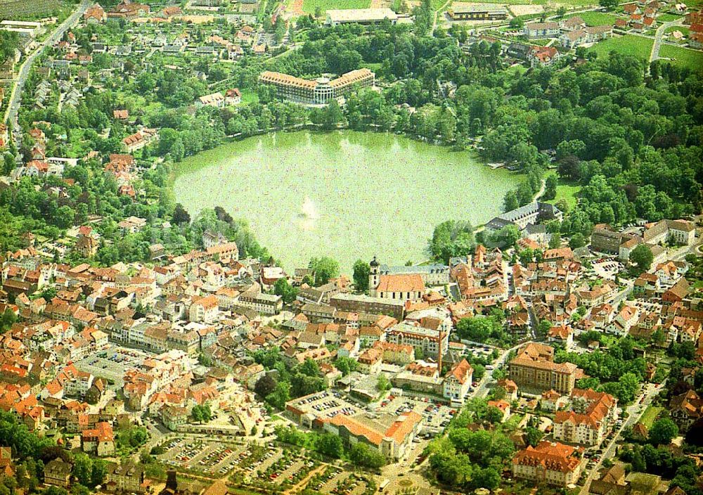 Luftbild Bad Salzungen - Stadtansicht von Bad Salzungen 16.Mai 2002