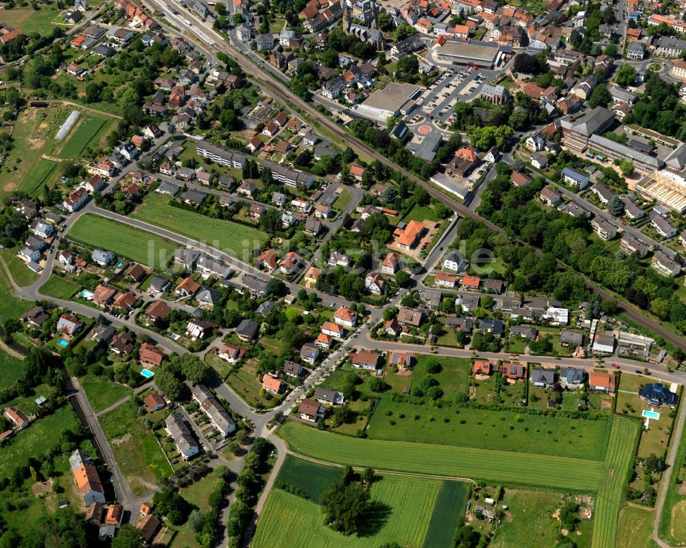 Bad Sobernheim von oben - Stadtansicht von Bad Sobernheim im Bundesland Rheinland-Pfalz