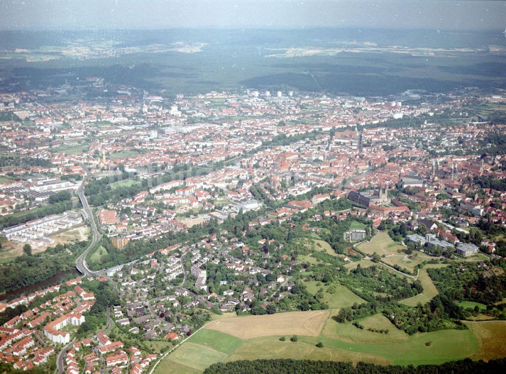 Bamberg von oben - Stadtansicht von Bamberg / Bayern.