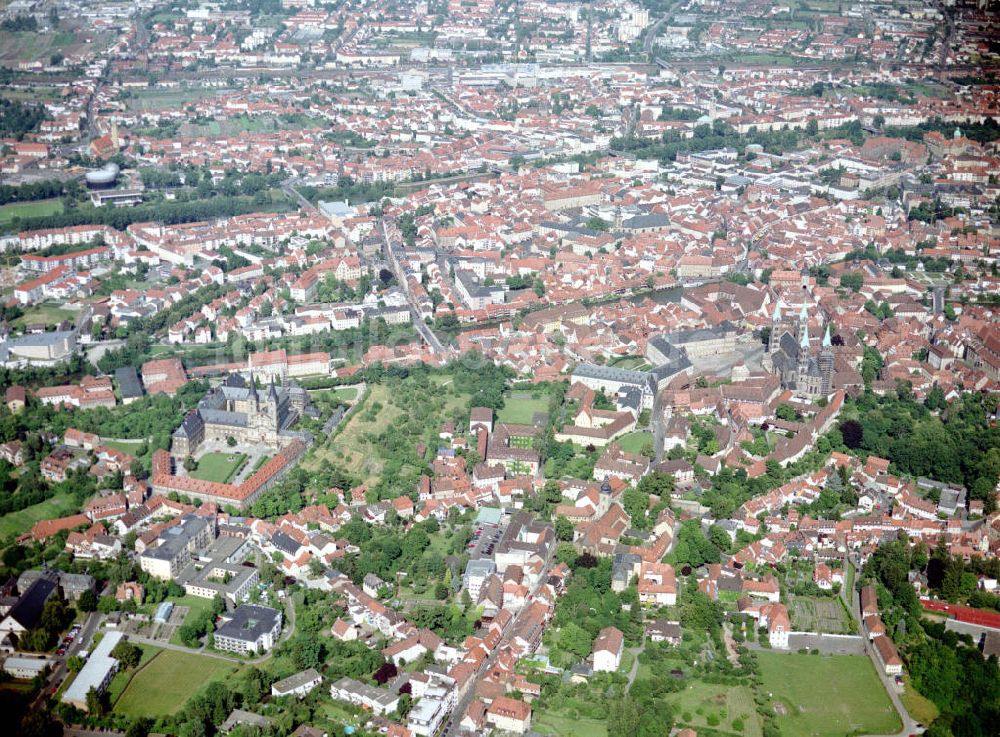 Luftaufnahme Bamberg - Stadtansicht von Bamberg / Bayern.