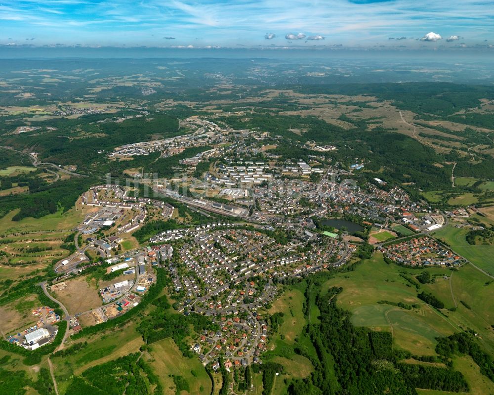 Baumholder von oben - Stadtansicht von Baumholder im Bundesland Rheinland-Pfalz