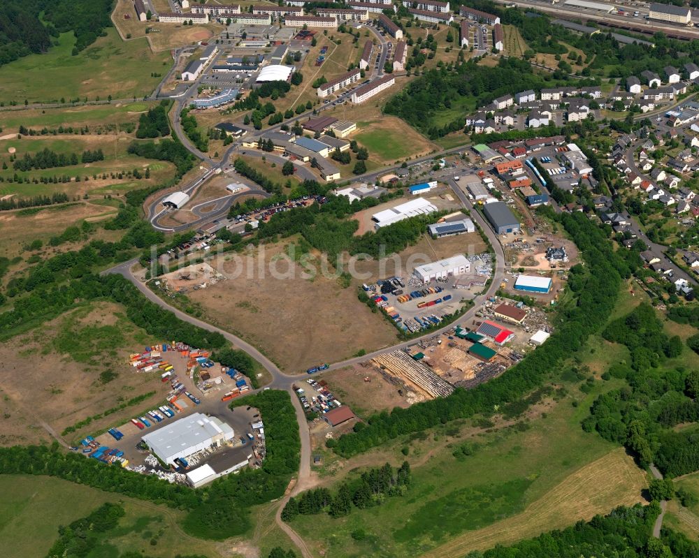 Luftaufnahme Baumholder - Stadtansicht von Baumholder im Bundesland Rheinland-Pfalz