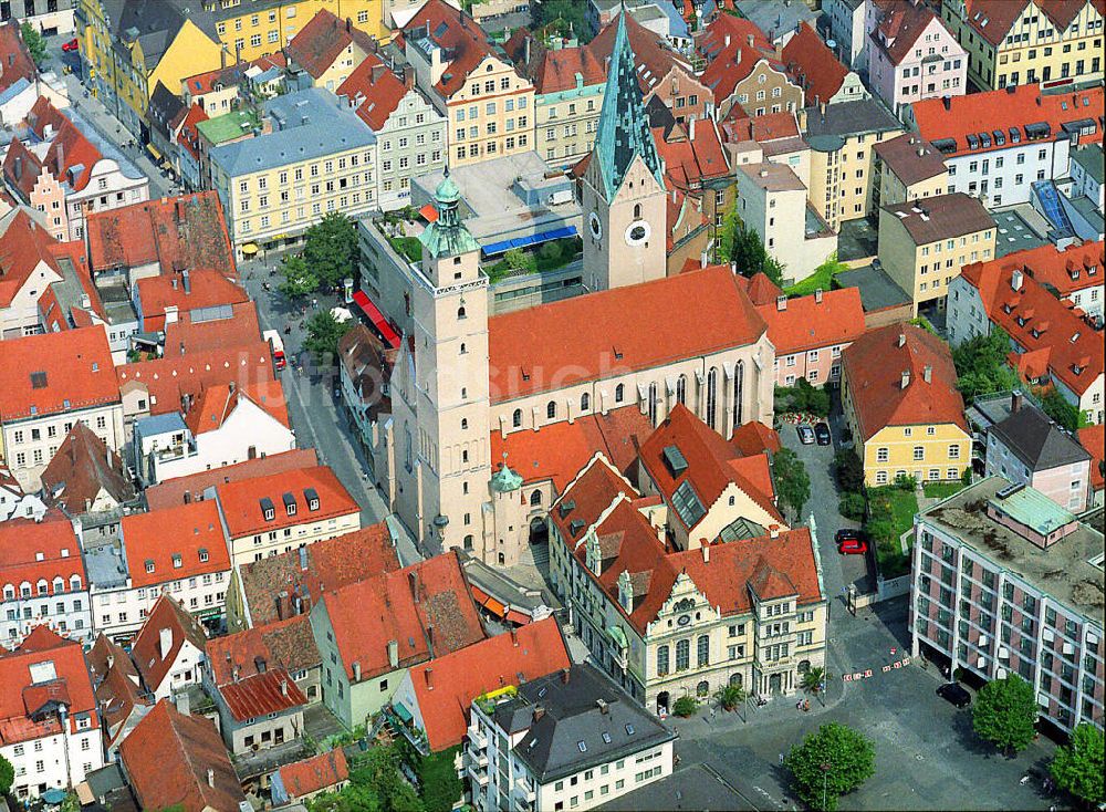 Ingolstadt aus der Vogelperspektive: Stadtansicht vom bayerischen Ingolstadt