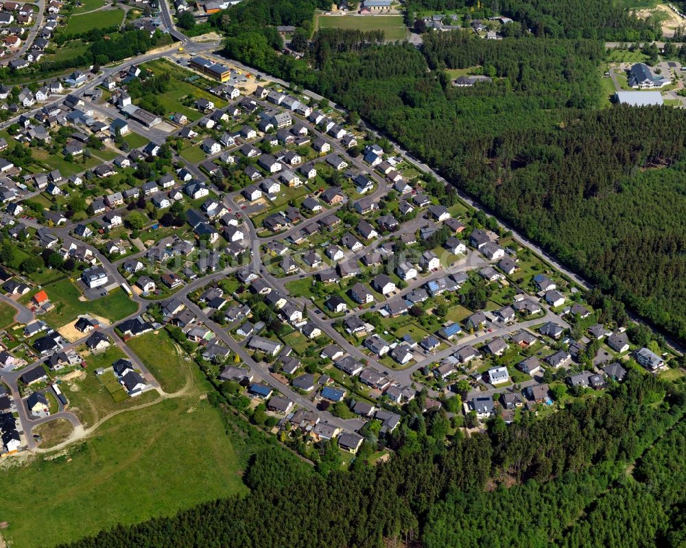 Büchenbeuren von oben - Stadtansicht von Büchenbeuren im Bundesland Rheinland-Pfalz