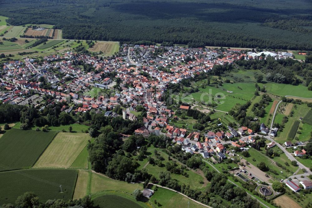 Berg - Pfalz von oben - Stadtansicht von Berg - Pfalz im Bundesland Rheinland-Pfalz