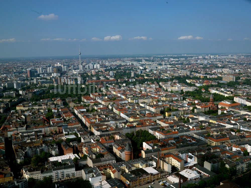 Luftbild Berlin - Stadtansicht Berlin Kreuzberg