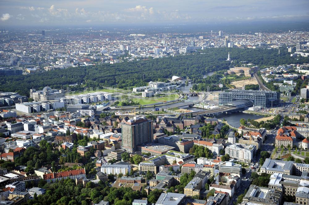 Berlin von oben - Stadtansicht Berlin - Mitte