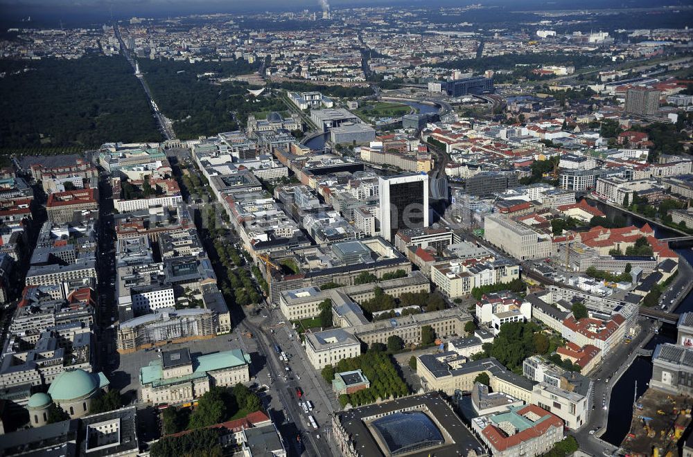 Luftaufnahme Berlin - Stadtansicht Berlin-Mitte