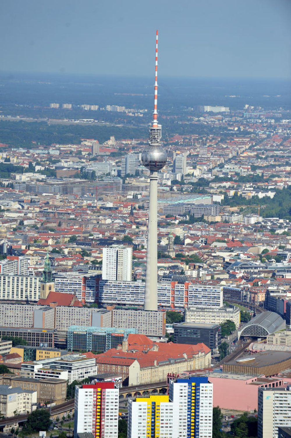 Luftbild Berlin Mitte - Stadtansicht Berlin-Mitte