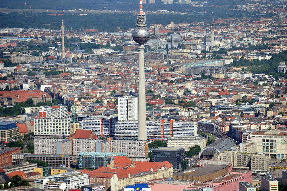 Luftaufnahme Berlin Mitte - Stadtansicht Berlin-Mitte