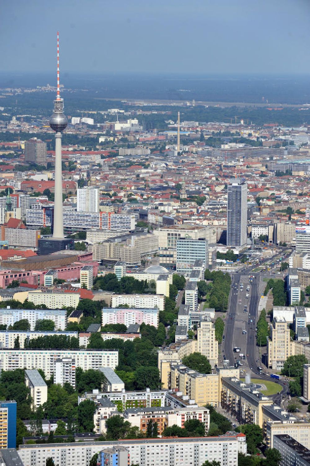 Luftbild Berlin Mitte - Stadtansicht Berlin-Mitte