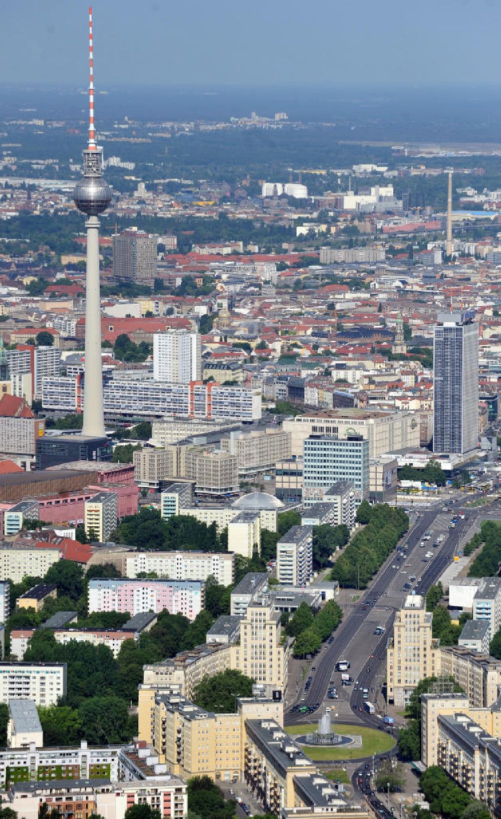 Luftaufnahme Berlin Mitte - Stadtansicht Berlin-Mitte