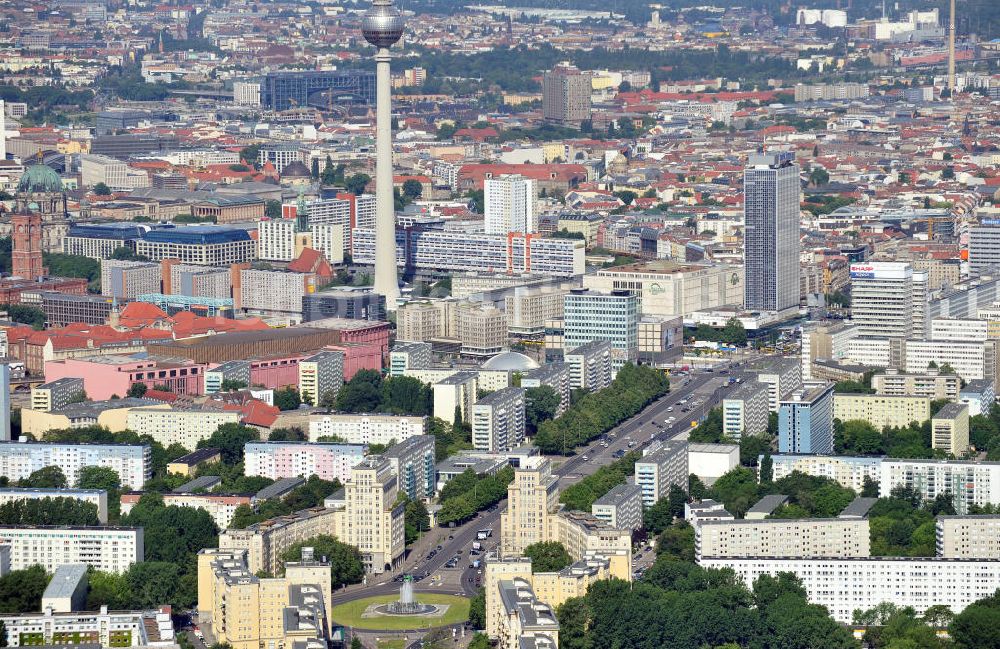 Berlin Mitte von oben - Stadtansicht Berlin-Mitte