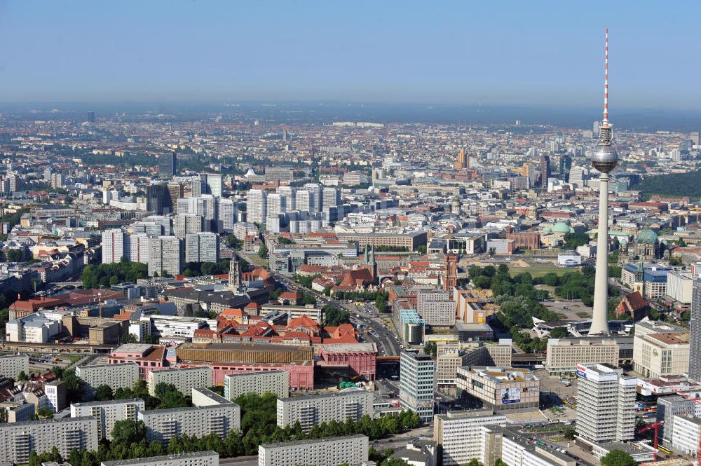 Berlin von oben - Stadtansicht Berlin-Mitte