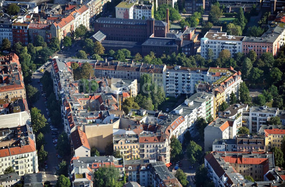 Luftbild Berlin - Stadtansicht auf Berlin-Neukölln, Berlin-Kreuzberg