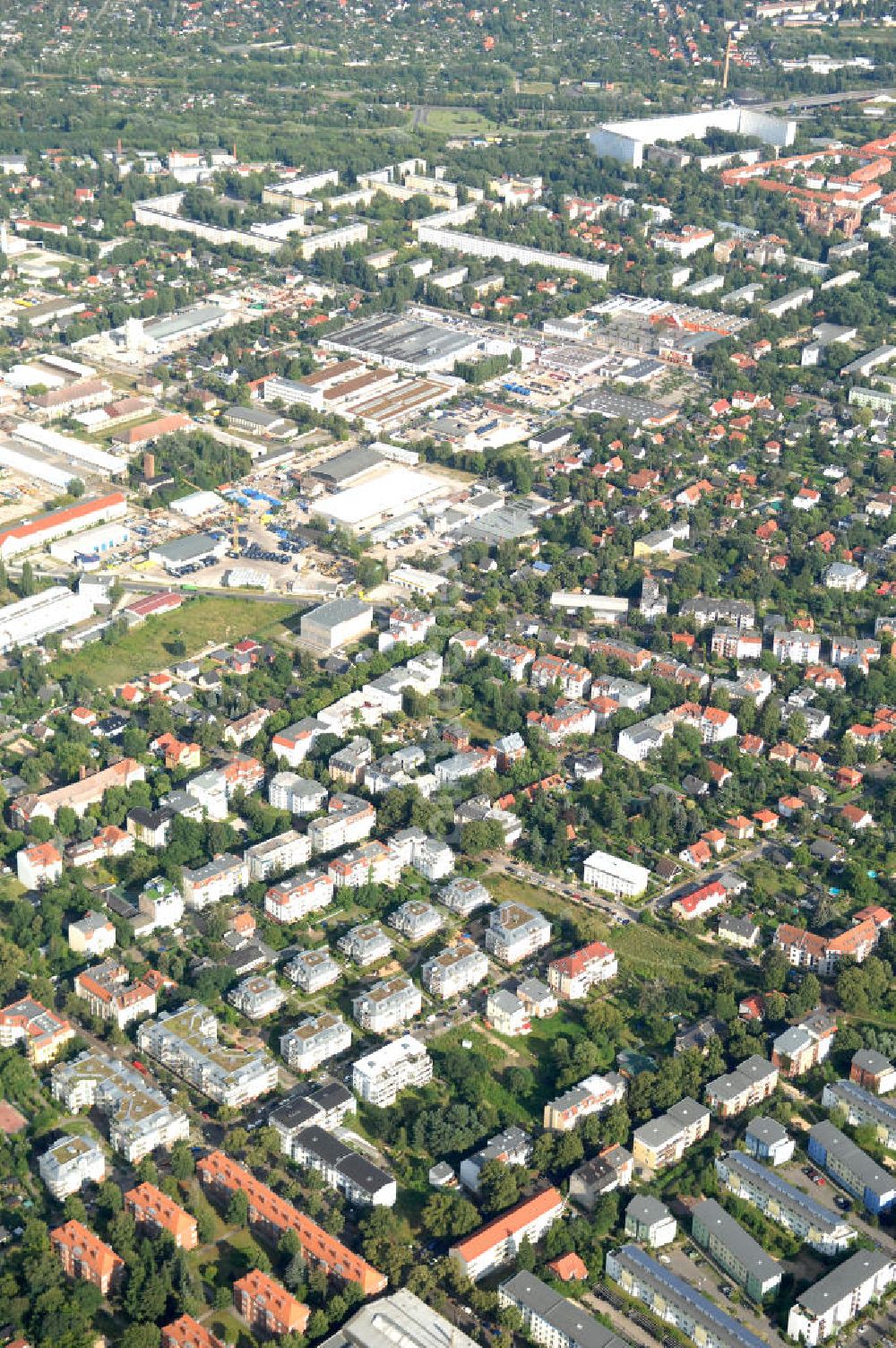 Luftbild Berlin - Stadtansicht Berlin-Pankow