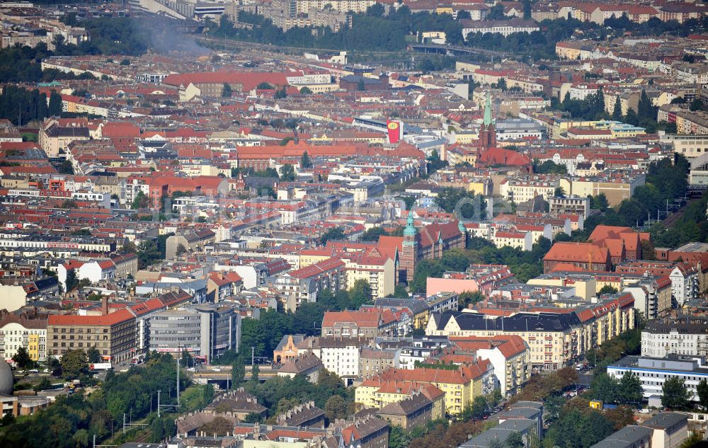 Luftaufnahme Berlin - Stadtansicht auf Berlin-Prenzlauer Berg