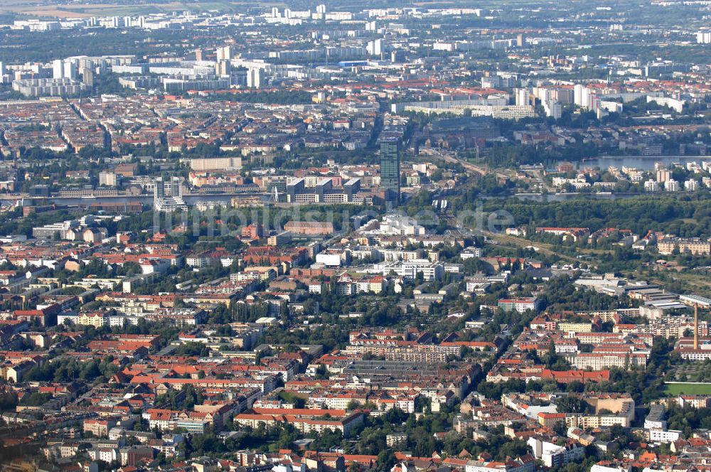 Luftbild Berlin - Stadtansicht Berlin-Treptow