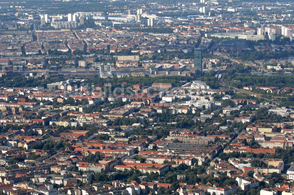 Luftaufnahme Berlin - Stadtansicht Berlin-Treptow