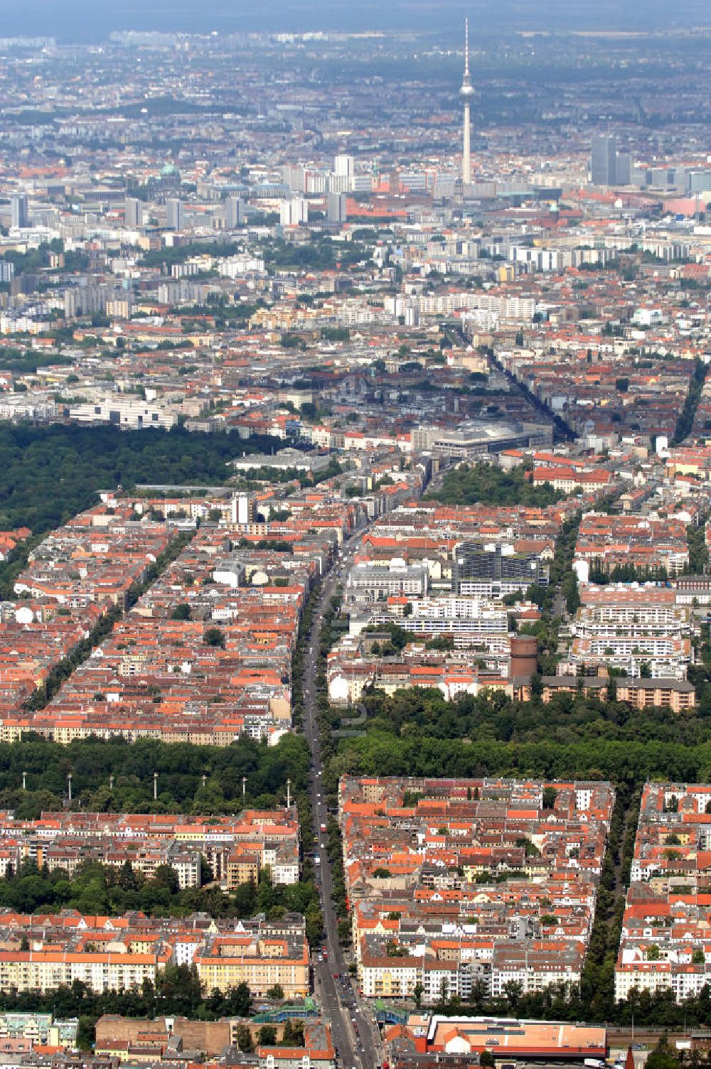 Berlin aus der Vogelperspektive: Stadtansicht des Berliner Zentrums