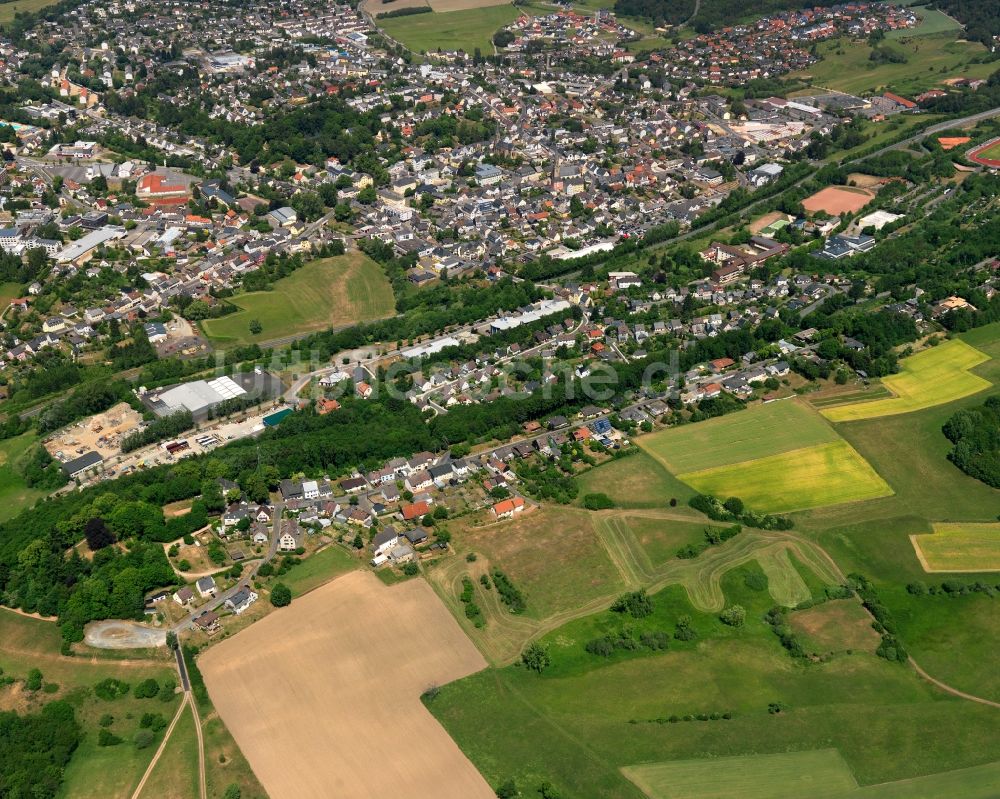 Birkenfeld aus der Vogelperspektive: Stadtansicht von Birkenfeld im Bundesland Rheinland-Pfalz