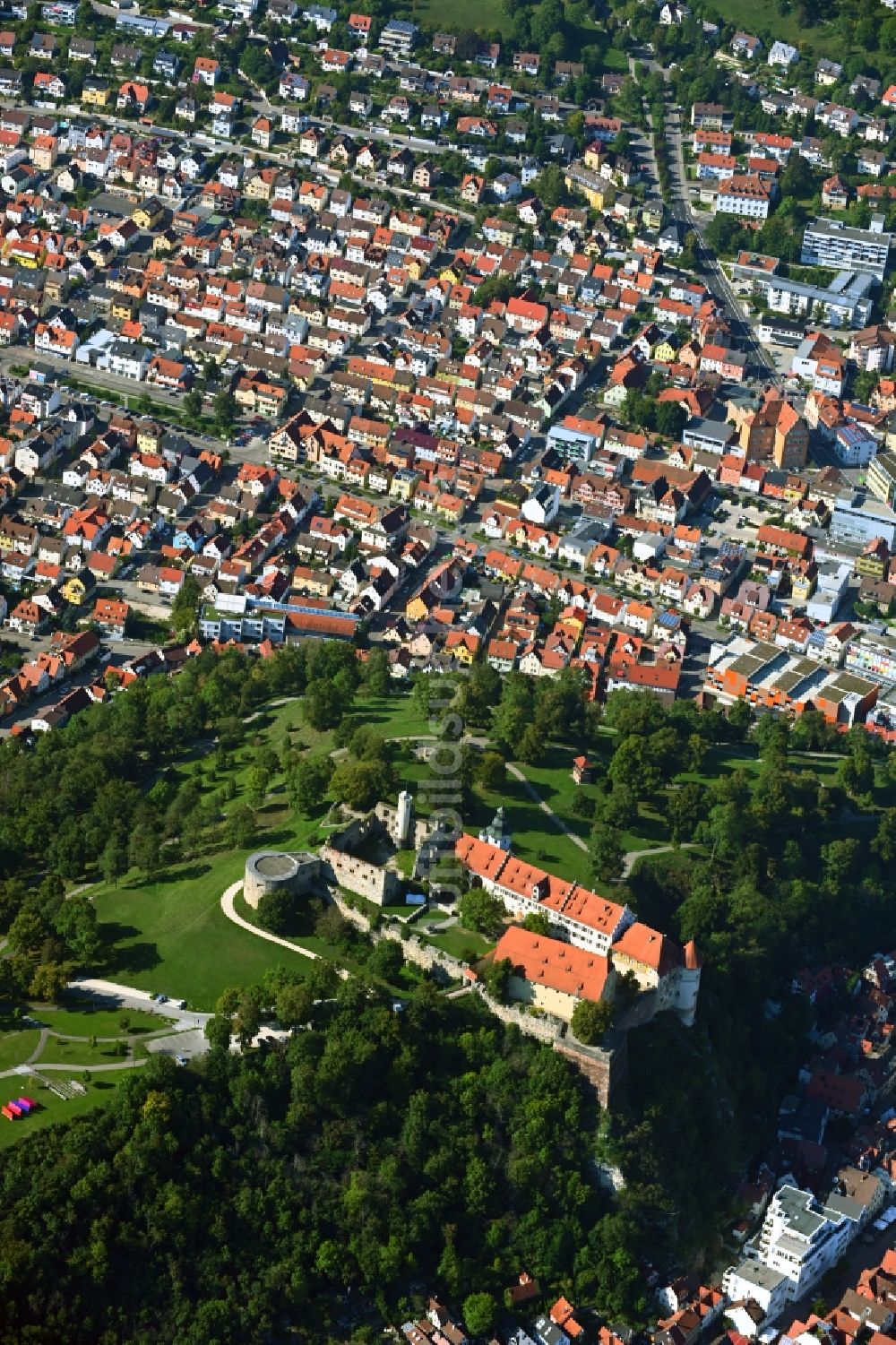 Heidenheim An Der Brenz Aus Der Vogelperspektive: Stadtansicht Mit ...