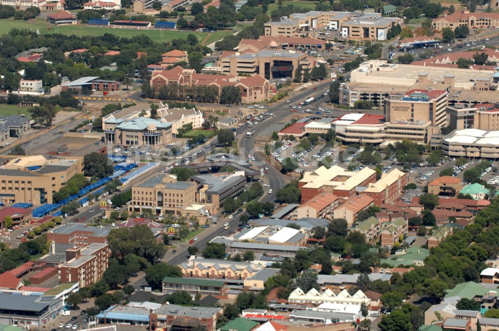 BLOEMFONTEIN von oben - Stadtansicht von Bloemfontein in Südafrika