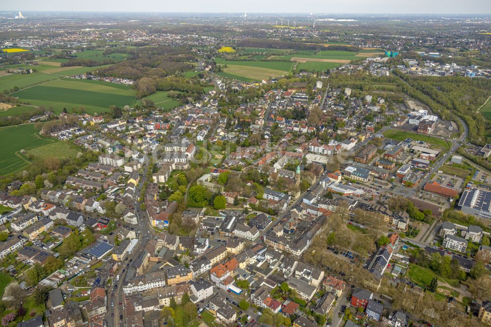 Luftaufnahme Bochum - Stadtansicht in Bochum im Bundesland Nordrhein-Westfalen, Deutschland