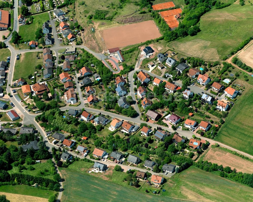 Bockenau von oben - Stadtansicht von Bockenau im Bundesland Rheinland-Pfalz