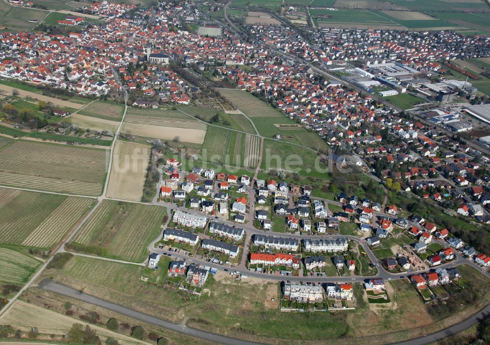 Bodenheim von oben - Stadtansicht Bodenheim