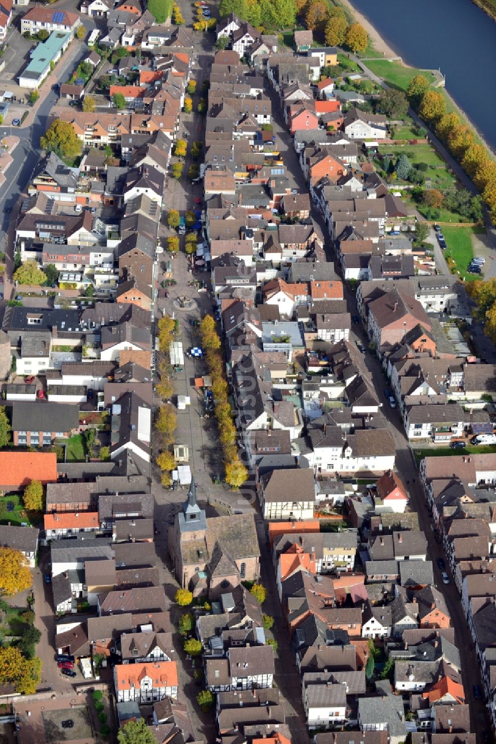 Luftaufnahme Bodenwerder - Stadtansicht von Bodenwerder im Bundesland Niedersachsen