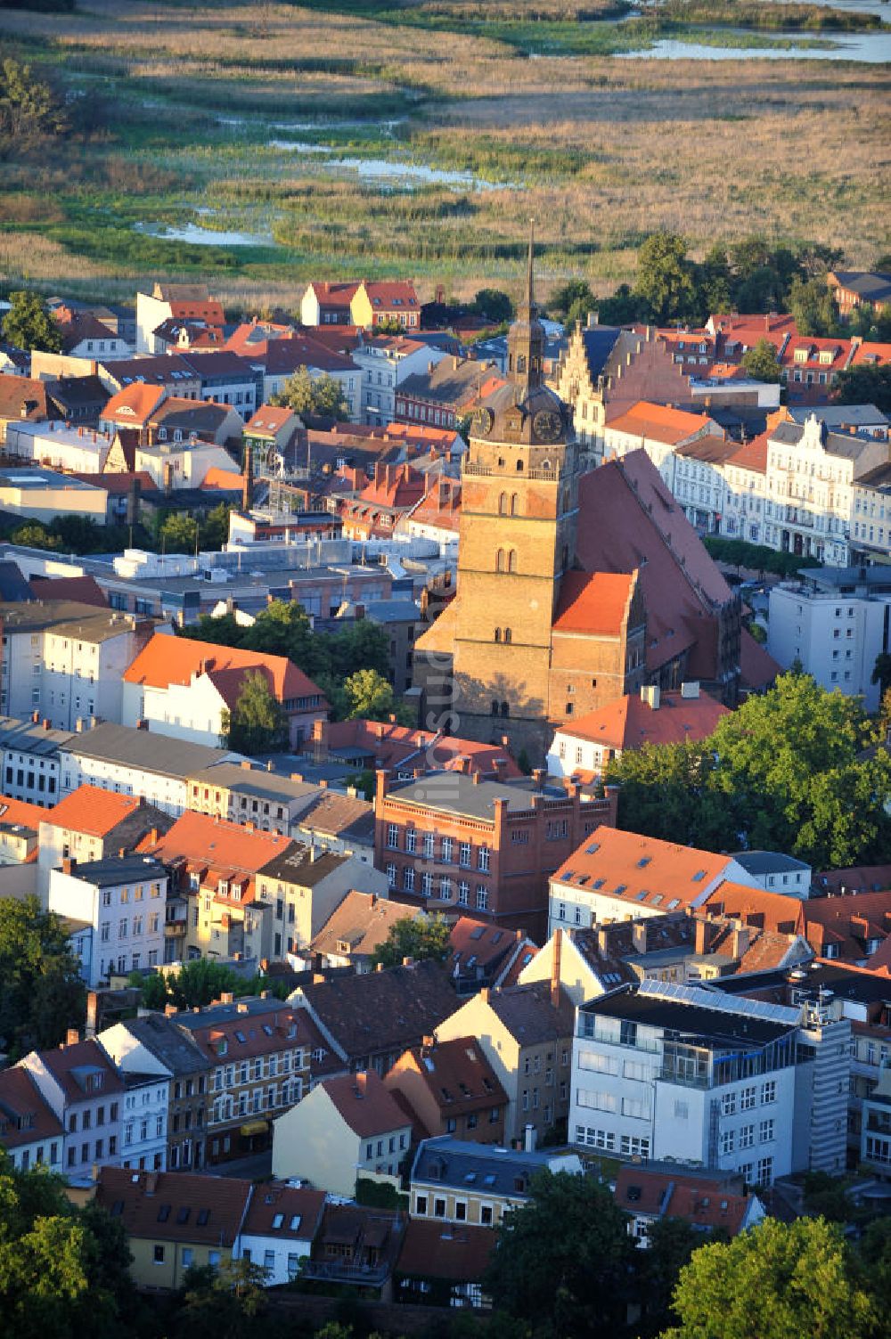 Luftbild Brandenburg - Stadtansicht Brandenburg an der Havel