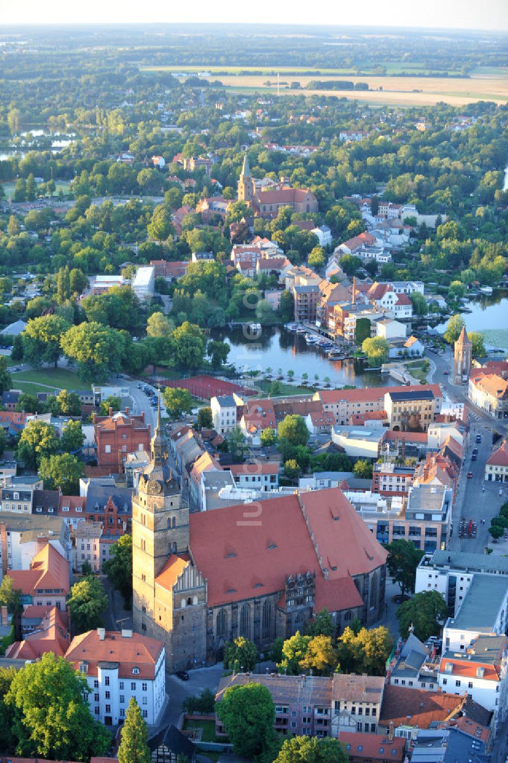 Brandenburg aus der Vogelperspektive: Stadtansicht Brandenburg an der Havel