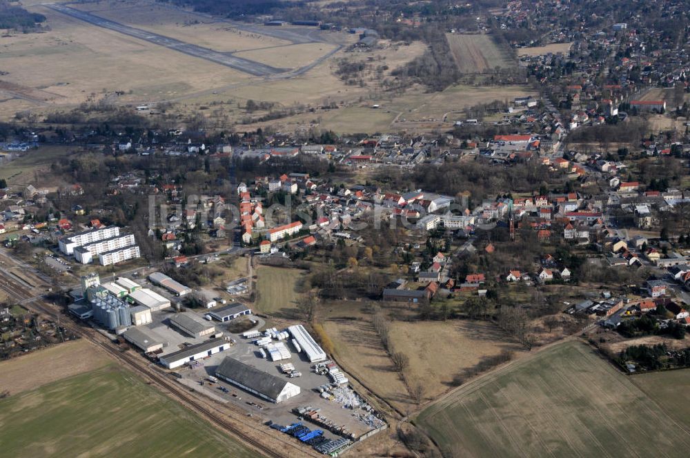 Luftaufnahme Werneuchen - Stadtansicht vom brandenburgischen Werneuchen aus südwestlicher Richtung